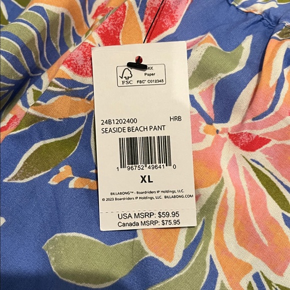 Billabong Pants XL - Picture 4 of 4